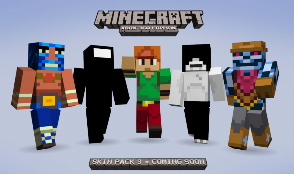 Minecraft: Xbox 360 Edition Skin Pack 2 is Available. Complete