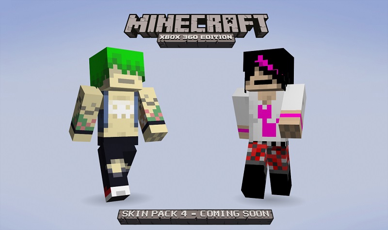 All Minecraft Xbox 360 Edition Skins and Skin Packs 